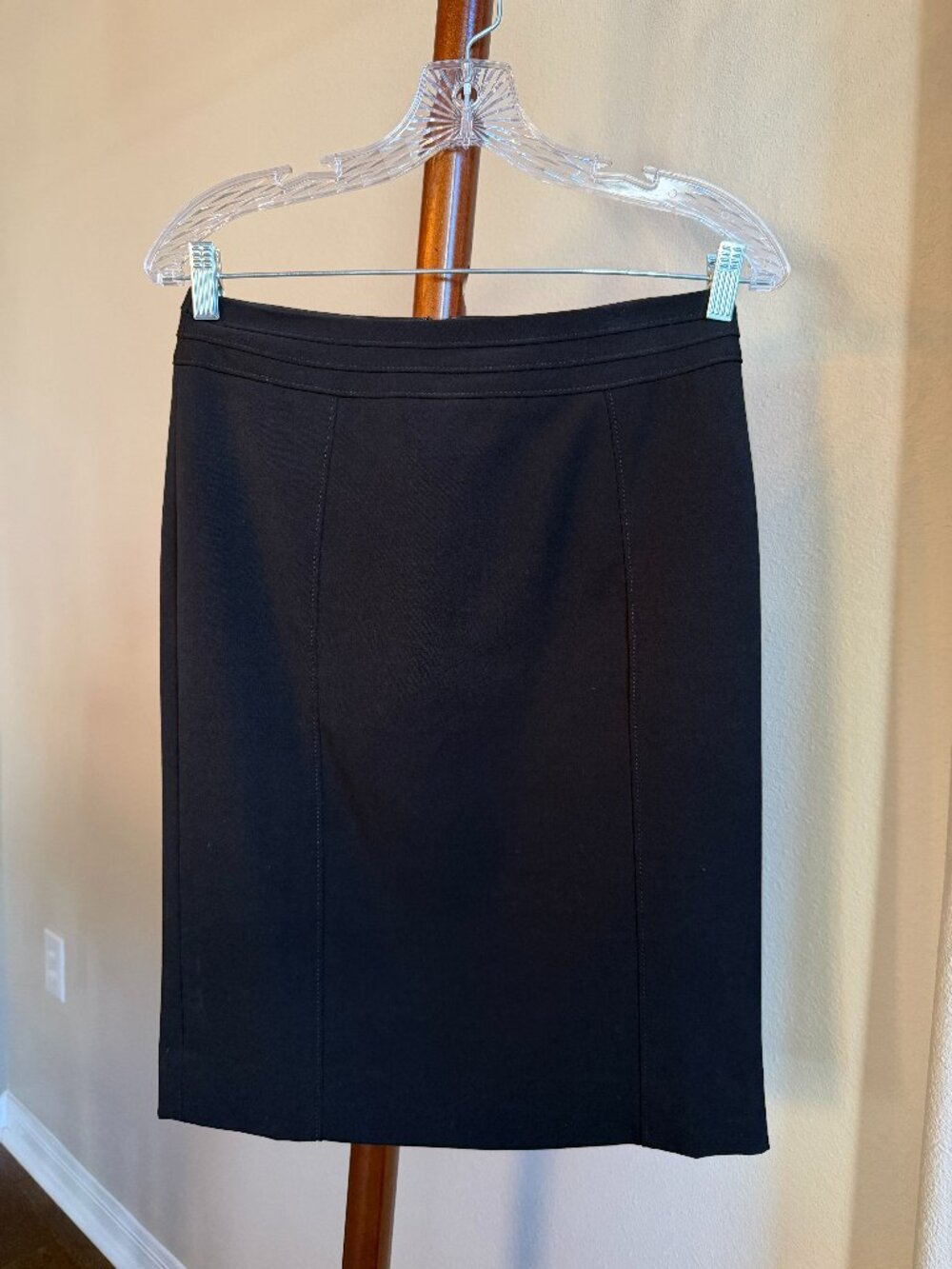 White House Black Market Black Pencil Skirt Size 2